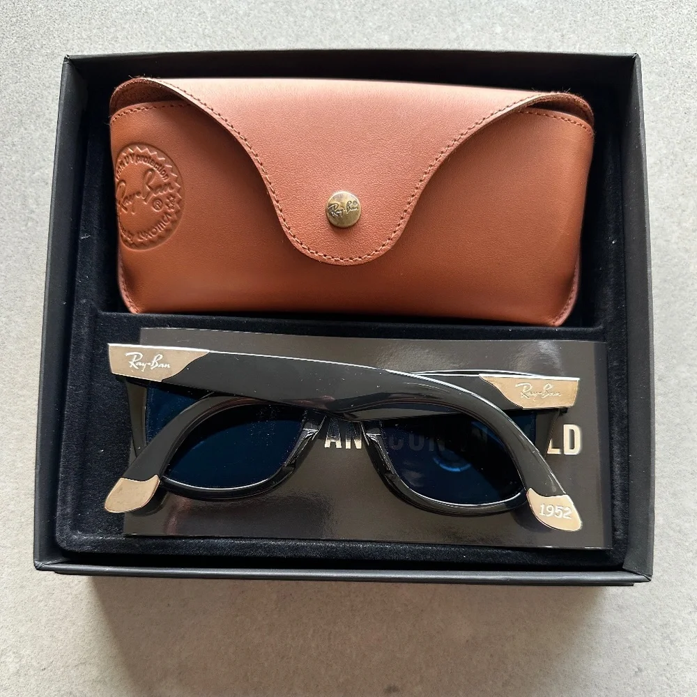 New! Never worn iconic RayBay Wayfarers Ray-Ban® RB2132 New Wayfarer 58 Eyesize - Rx Available | SportRx main image 2